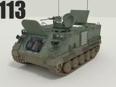 M113 Armored Personnel Carrier 3D model purchase