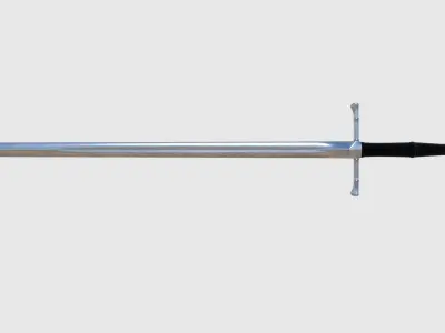 Long Sword - Game Ready Low-poly 3D model