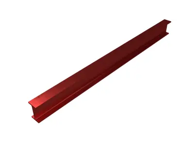 I Beam v1 003 Low-poly 3D model