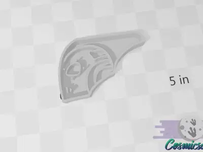 Rocketeer Cookie Cutter 3D model