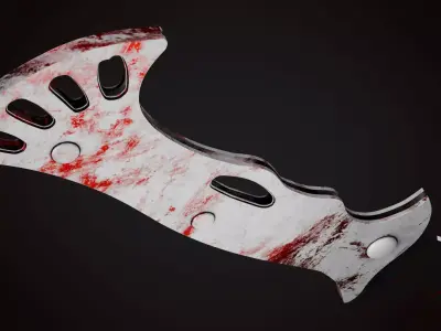 Knife 3 I Low-poly 3D model