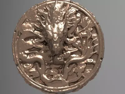 Dragon crest 1 3D model