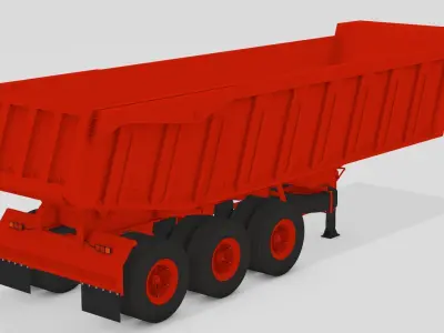 Rock Body Tiper Low-poly 3D model