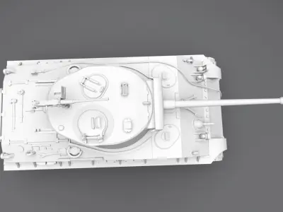 M4E8 Sherman Scale model 3D print model