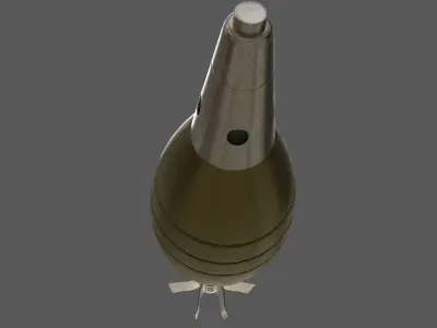 Mortar Shell 3D model