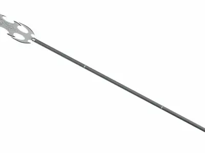 Fantasy spear Low-poly 3D model buy