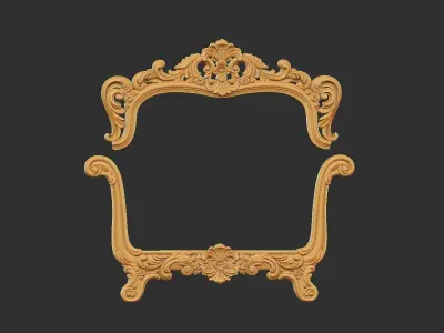 Carving Sofa Design 3D model