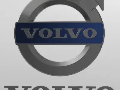 volvo logo 3D model by 3dlogoman