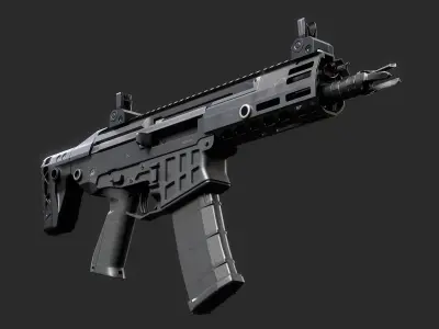 CZ Bren 3  Low-poly 3D model