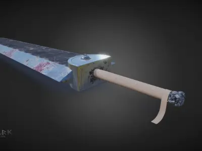 Berserk Sword Dragonslayer  Low-poly 3D model