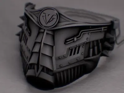 metal mask 2 3D print model