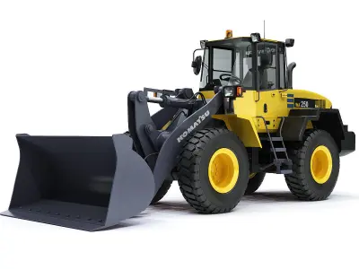 Wheel loader Komatsu WA250 3D model