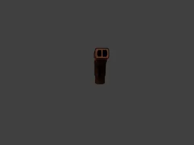 Shotgun Model with bullet Free 3D model