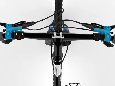 Dosch 3D - Mountain Bike Detail 3D model