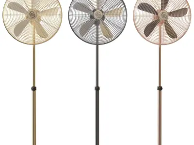 Fan Swan Retro 3D model