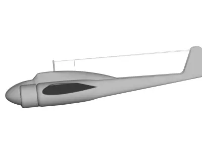 Fokker G1 3D model purchase