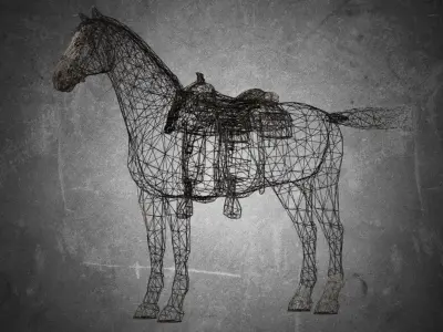 Horse - B1 3D model