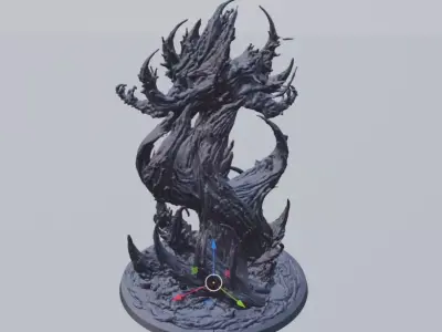 Void Shard Star God Desk Ornament 3D Printable Unscaled 3D print model