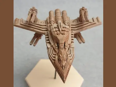 INTERPLANETARY SPACESHIP Free 3D model