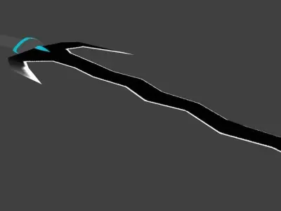 Kerisai-7 sword 3D model