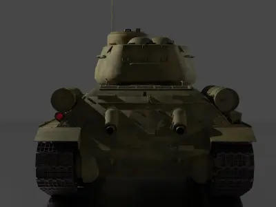 T-34 85 Tank 3D model