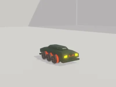Full pack of low poly vehicles Low-poly 3D model