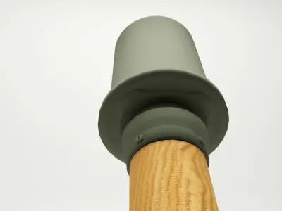German hand grenade Low-poly 3D model