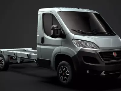 Fiat Ducato Chassis Truck Single Cab 4035WB 2020 3D model