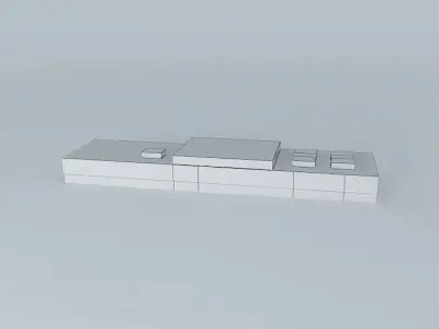LSZB Belp hangar Free 3D model
