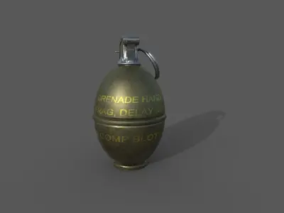 grenades model-5-69 Low-poly 3D model