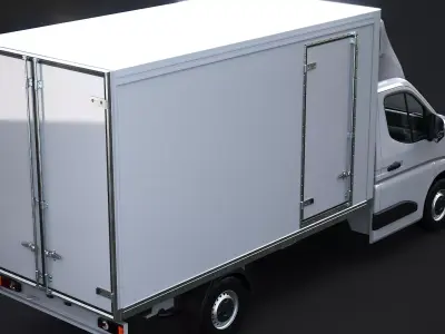 Renault Master 2025 Refrigerated Van - High-Detail 3D Model Low-poly 3D model