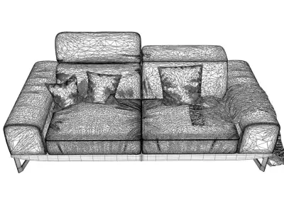167-Sofa Natuzzi Italo part 3 3D model