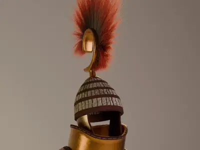 Bronze Age Armor  Set 3D model