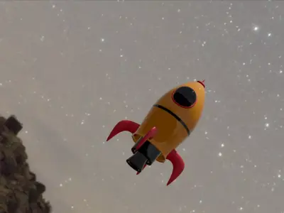 rocket Free 3D model purchase