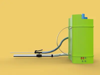 ELECTRIC KNAPSACK GARDEN SPRAYER BACKPACK FERTILIZER PESTICIDE 3D model