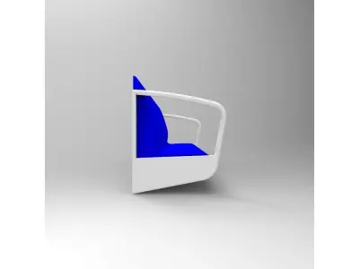 Metro seats 3D model