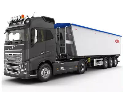 VOLVO FH 2012 Grain 3D model