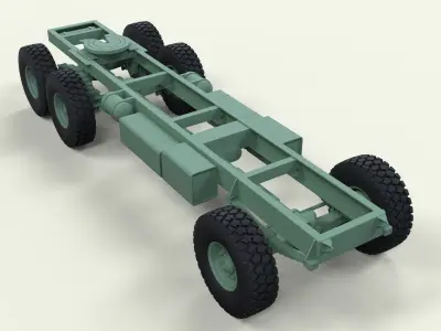 Chassis 6x6 3D model