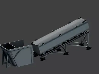 OTOMAT Missile Launchers 3D model