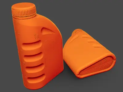 Brake Fluid Bottle 3D model