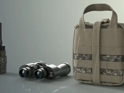 Military Accessory 02 Free 3D model