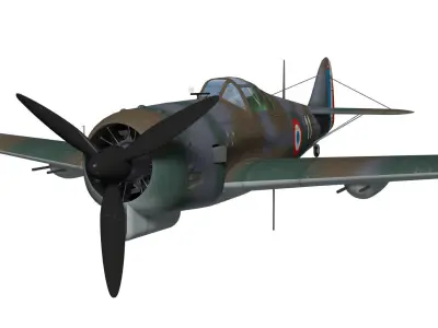 Koolhoven FK58 3D model purchase