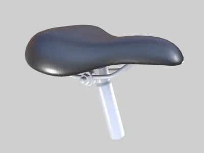 Bicycle Seat Low-poly 3D model shop