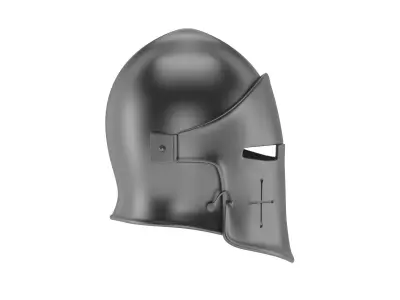 Medieval Helmet 04 3D model