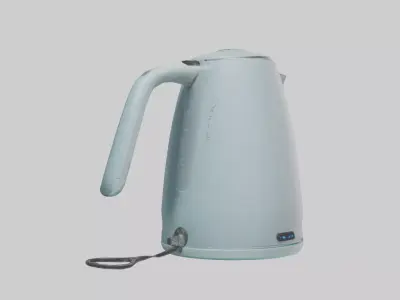 Electric kettle model Low-poly 3D model