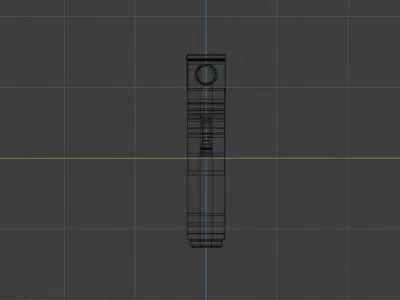 Low Poly Pistol gun Free low-poly 3D model