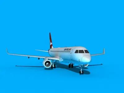 Embraer Emb-190 Qantas Link 3D model