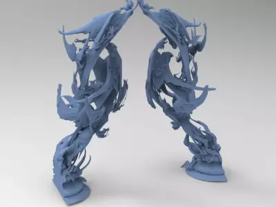 Elite mansion gateway 1 3D model