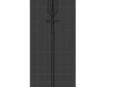 Mediavel Spear Low-poly 3D model