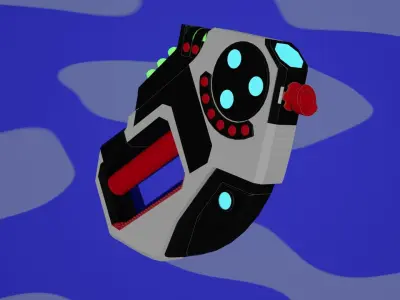 Space cannon Duck 3D model